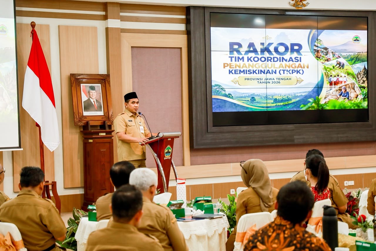 Rakor TKPK Jateng Perkuat Sinergi Percepatan Pengentasan Kemiskinan